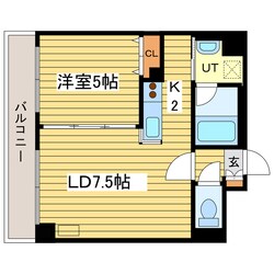 メープル元町の物件間取画像